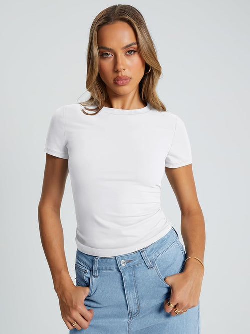 Everyday Soft Stretch Crop Tee